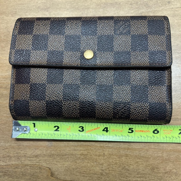 Louis Vuitton LV Wallet Damier Porte Tresor Etui Papiers  Brown - Picture 9 of 12
